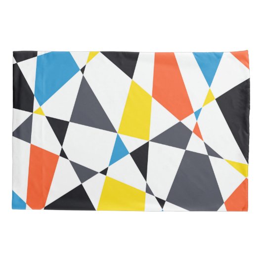 Housse D'oreillers Coloré, cool, tendance, formes géométriques modern (Dos)