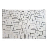 Housse D'oreillers Composition no 10, Quai et océan | Mondriaan | (Dos-Droit)