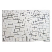 Housse D'oreillers Composition no 10, Quai et océan | Mondriaan | (devant-Droit)