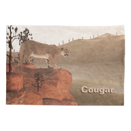 Housse D'oreillers Concentration - Cougar (Dos)