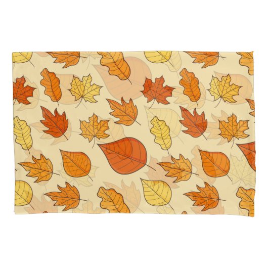 Housse D'oreillers Concept feuille : Motif symbole d'automne (devant)