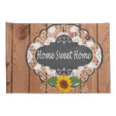 Housse D'oreillers Conception à la maison rustique d'énonciations (Dos-Droit)