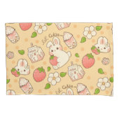 Housse D'oreillers conception de lapin mignon (devant)