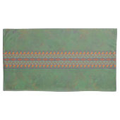 Housse D'oreillers Conception géométrique verte Sagebrush Sud-Ouest (devant-gauche)