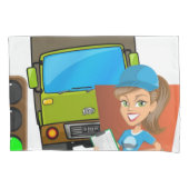 Housse D'oreillers Conductrice coussin Coque (devant)