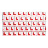 Housse D'oreillers Conductrice Débutante Plaque L / Enterrement de Vi (Dos-Droit)