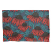 Housse D'oreillers Confleurs rouges (devant-gauche)