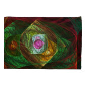 Housse D'oreillers Connexions dynamiques Art Abstrait (Dos)