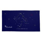 Housse D'oreillers Constellation Coma Berenices de l'hémisphère Nord (Dos)