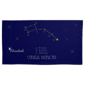 Housse D'oreillers Constellation de l'hémisphère Nord Ursa mineure (devant)