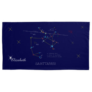 Housse D'oreillers Constellation SAGITTARIUS unique, impressionnant