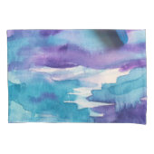 Housse D'oreillers Coque coussin Aquarelle bleu (devant)