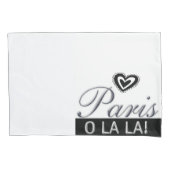 Housse D'oreillers Coque coussin Black & White Paris o la France (devant)