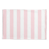 Housse D'oreillers Coque coussin blanc et rose (Dos)