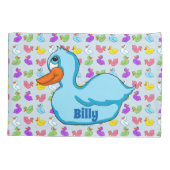 Housse D'oreillers Coque Coussin Blue Duck (Dos)