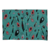 Housse D'oreillers Coque coussin | Chats atomiques modernes du milieu (devant)