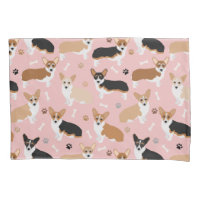 Coque Coussin Corgi Chig Paws et Bones