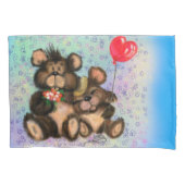Housse D'oreillers Coque Coussin Couple Bear (devant)