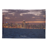 Housse D'oreillers Coque coussin de Chicago Skyline (Dos)
