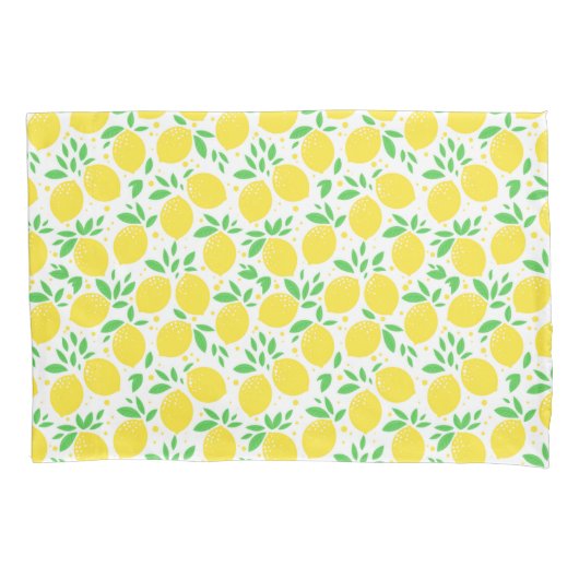 Housse D'oreillers Coque Coussin de citron jaune (devant)