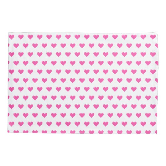 Housse D'oreillers Coque Coussin de coeur rose (Dos)