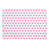 Housse D'oreillers Coque Coussin de coeur rose (devant)