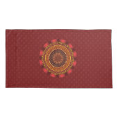 Housse D'oreillers Coque Coussin de Fire Mandala (Dos)