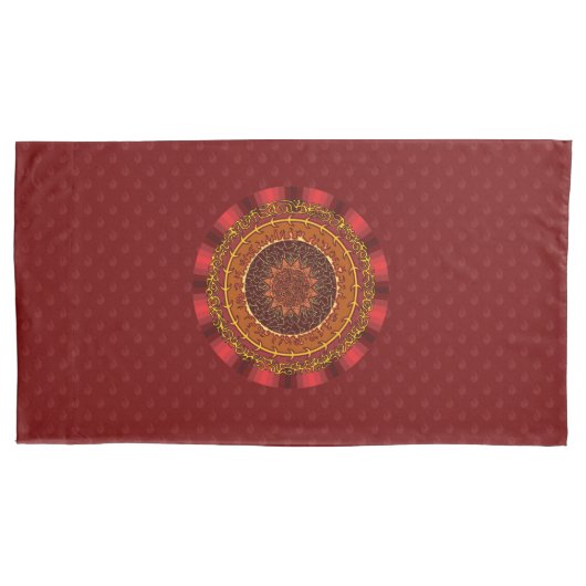 Housse D'oreillers Coque Coussin de Fire Mandala (devant)