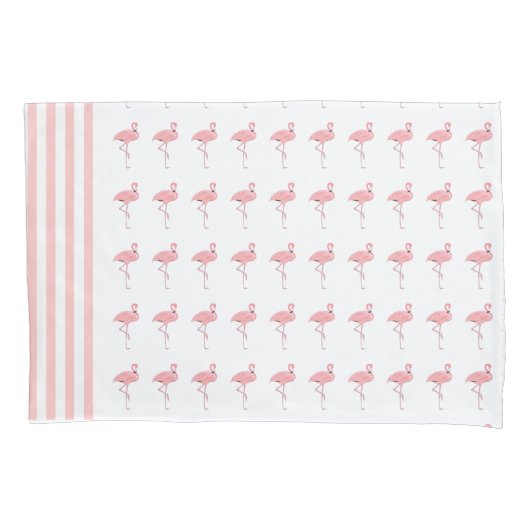 Housse D'oreillers Coque Coussin de Flamants roses roses (devant)