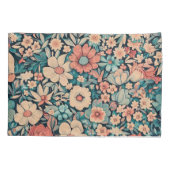 Housse D'oreillers Coque Coussin de fleurs de Bohême (Dos)