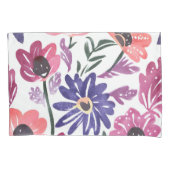 Housse D'oreillers Coque Coussin de fleurs vives (devant)