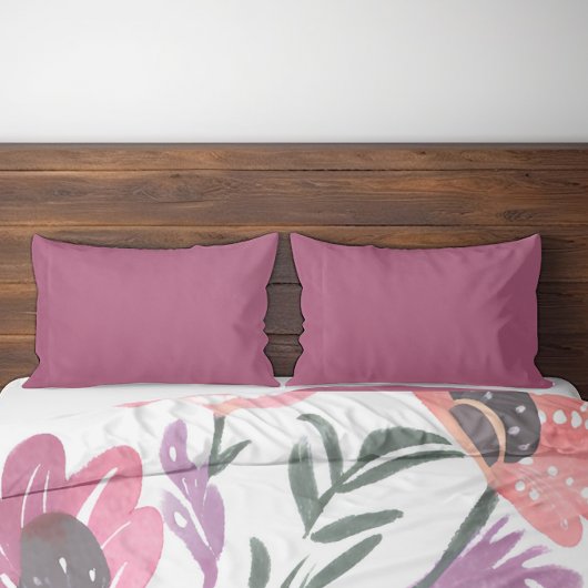 Housse D'oreillers Coque Coussin de fleurs vives