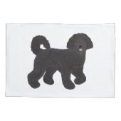 Housse D'oreillers Coque Coussin de Labradoodle (Dos)