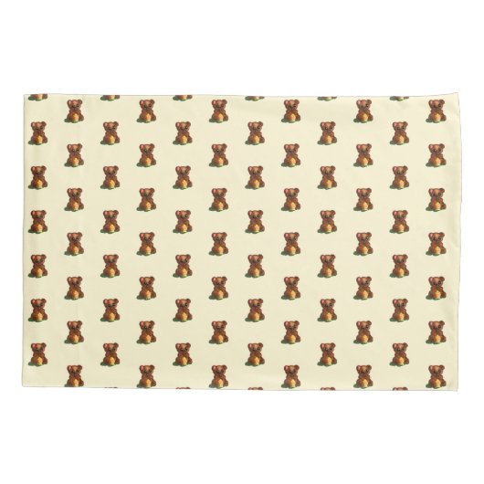 Housse D'oreillers Coque Coussin de l'ours mou (Dos)