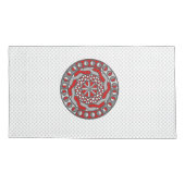 Housse D'oreillers Coque Coussin de machines rouges (Dos)