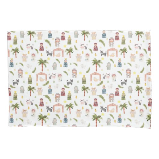 Housse D'oreillers Coque Coussin de Noël de la Nativité (devant)