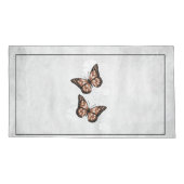 Housse D'oreillers Coque Coussin de papillon de cuivre (Dos)