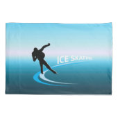 Housse D'oreillers Coque Coussin de patinage sur glace (Dos)
