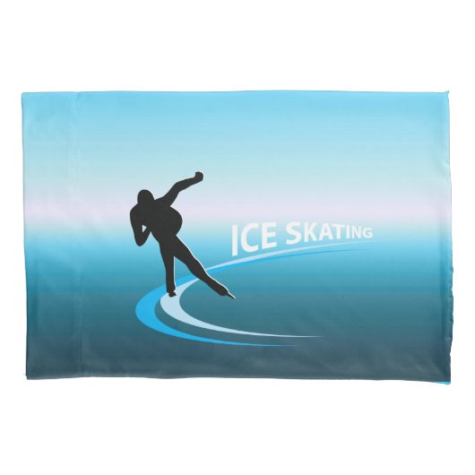 Housse D'oreillers Coque Coussin de patinage sur glace (devant)