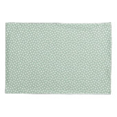 Housse D'oreillers Coque Coussin de points d'aquarelle vert Caméo (Dos)
