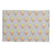 Housse D'oreillers Coque Coussin de tournesol, Giraffe florale (Dos)