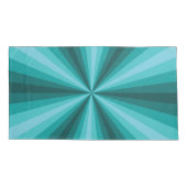 Housse D'oreillers Coque Coussin d'illusion optique Aqua (Dos)