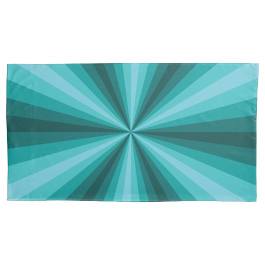 Housse D'oreillers Coque Coussin d'illusion optique Aqua (devant)