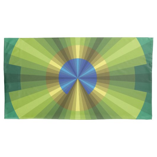 Housse D'oreillers Coque Coussin d'illusion Peacock (devant)