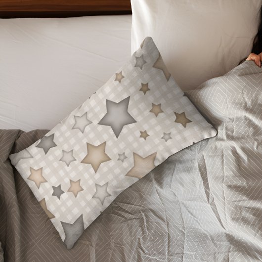 Housse D'oreillers Coque Coussin d'impression étoilé