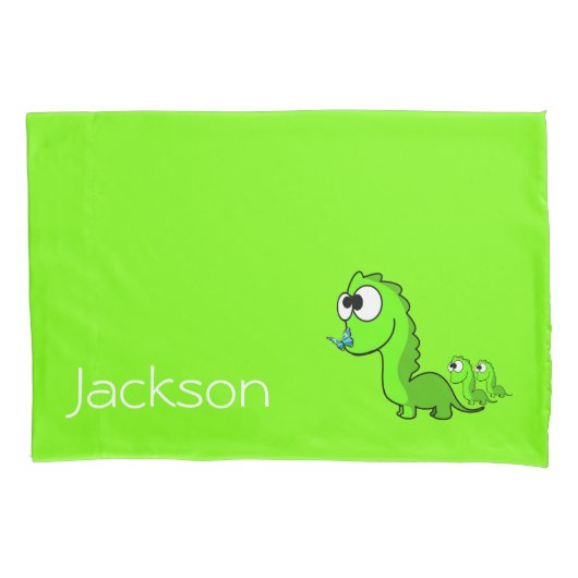 Housse D'oreillers Coque Coussin Dinosaur (devant)