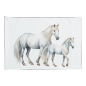 Housse D'oreillers Coque Coussin du cheval (Dos-Droit)