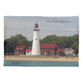 Housse D'oreillers Coque coussin du phare de Fort Gratiot (Dos)