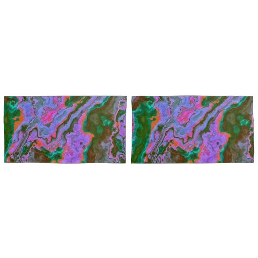 Housse D'oreillers Coque Coussin en marbre aigre (devant-Set)