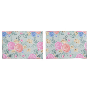 Housse D'oreillers Coque Coussin floral